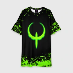 Детское платье 3D Quake кислотные краски