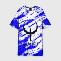 Детское платье 3D Quake огненные краски