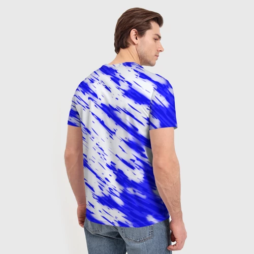 Мужская футболка 3D Quake огненные краски - фото 4