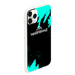 Чехол для iPhone 11 Pro Max матовый Warframe краски голубые - фото 2