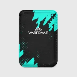 Картхолдер Magsafe магнитный Warframe краски голубые
