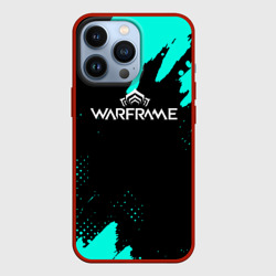 Чехол для iPhone 13 Pro Warframe краски голубые