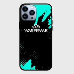 Чехол для iPhone 13 Pro Max Warframe краски голубые