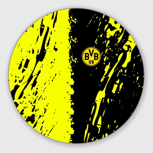 Круглый коврик для мышки Borussia краски текстура