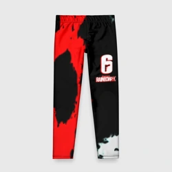 Детские леггинсы 3D Rainbow six краски абстрактные