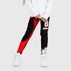 Детские леггинсы 3D Rainbow six краски абстрактные - фото 2