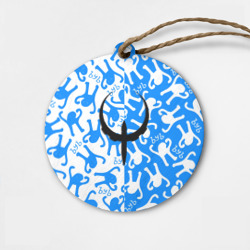 Деревянная игрушка круг Ъуъ съука x quake