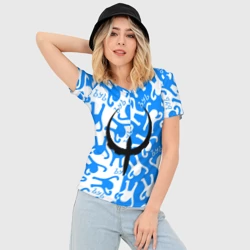 Женская футболка 3D Slim Ъуъ съука x quake - фото 2