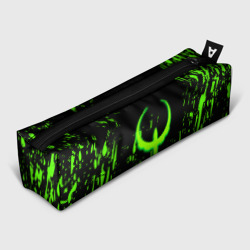 Пенал школьный 3D Quake брызги кислотных красок