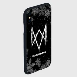 Чехол для iPhone XS Max матовый Снежный Watch Dogs - фото 2