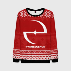 Мужской свитшот 3D Новогодний Evanescence