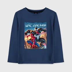 Детский лонгслив хлопок We are Venom - motto