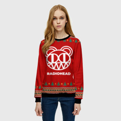Женский свитшот 3D Radiohead new year - фото 2