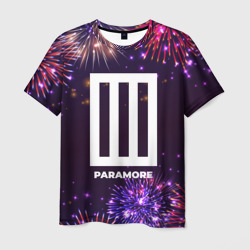 Мужская футболка 3D Праздничный Paramore