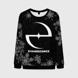 Мужской свитшот 3D Снежный Evanescence
