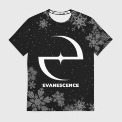 Мужская футболка 3D Снежный Evanescence