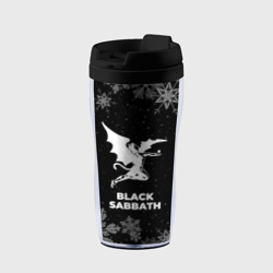 Термокружка-непроливайка Снежный Black Sabbath