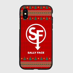 Чехол для iPhone XS Max матовый Sally Face new year