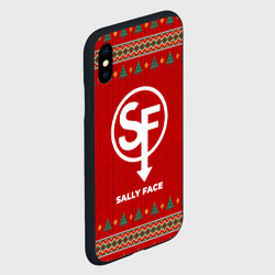 Чехол для iPhone XS Max матовый Sally Face new year - фото 2