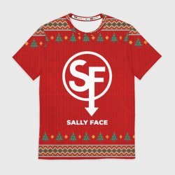 Мужская футболка 3D Sally Face new year