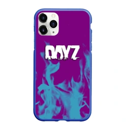 Чехол для iPhone 11 Pro Max матовый Dayz неоновый огонь