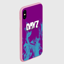Чехол для iPhone XS Max матовый Dayz неоновый огонь - фото 2