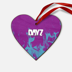 Деревянная игрушка Сердце Dayz неоновый огонь