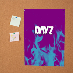 Постер Dayz неоновый огонь - фото 2