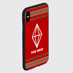 Чехол для iPhone XS Max матовый The Sims new year - фото 2