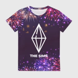 Женская футболка 3D Праздничный The Sims