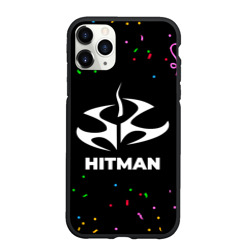 Чехол для iPhone 11 Pro Max матовый Hitman конфети