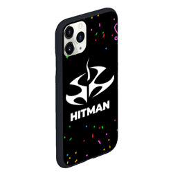 Чехол для iPhone 11 Pro Max матовый Hitman конфети - фото 2