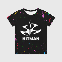 Детская футболка 3D Hitman конфети