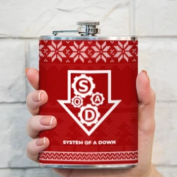 Фляга Новогодний System of a Down - фото 2