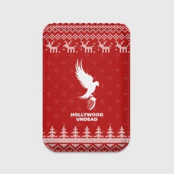 Картхолдер Magsafe магнитный Новогодний Hollywood Undead с оленями