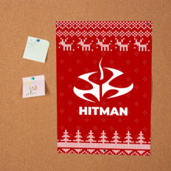 Постер Новогодний Hitman с оленями - фото 2