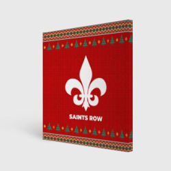 Холст квадратный Saints Row new year