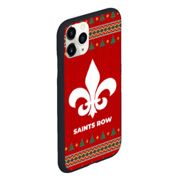 Чехол для iPhone 11 Pro Max матовый Saints Row new year - фото 2