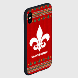 Чехол для iPhone XS Max матовый Saints Row new year - фото 2