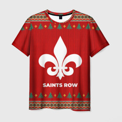 Мужская футболка 3D Saints Row new year