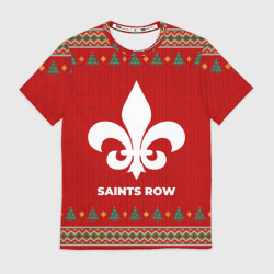 Мужская футболка 3D Saints Row new year