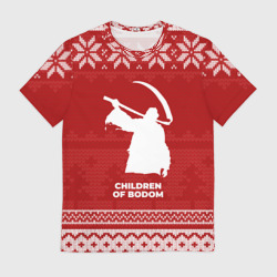 Мужская футболка 3D Новогодний Children of Bodom