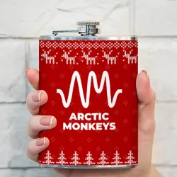 Фляга Новогодний Arctic Monkeys с оленями - фото 2