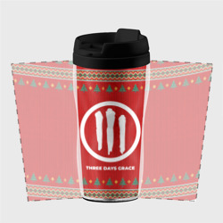 Термокружка-непроливайка Three Days Grace new year - фото 2