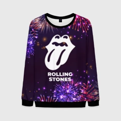Мужской свитшот 3D Праздничный Rolling Stones
