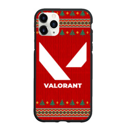 Чехол для iPhone 11 Pro Max матовый Valorant new year