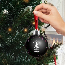 Ёлочный шар Tomb Raider конфети - фото 2