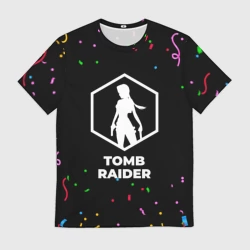 Мужская футболка 3D Tomb Raider конфети