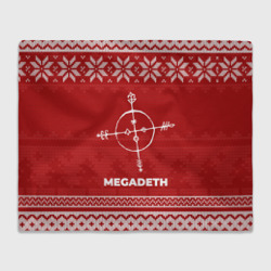 Плед 3D Новогодний Megadeth