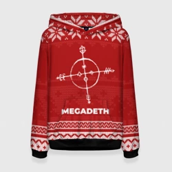 Женская толстовка 3D Новогодний Megadeth